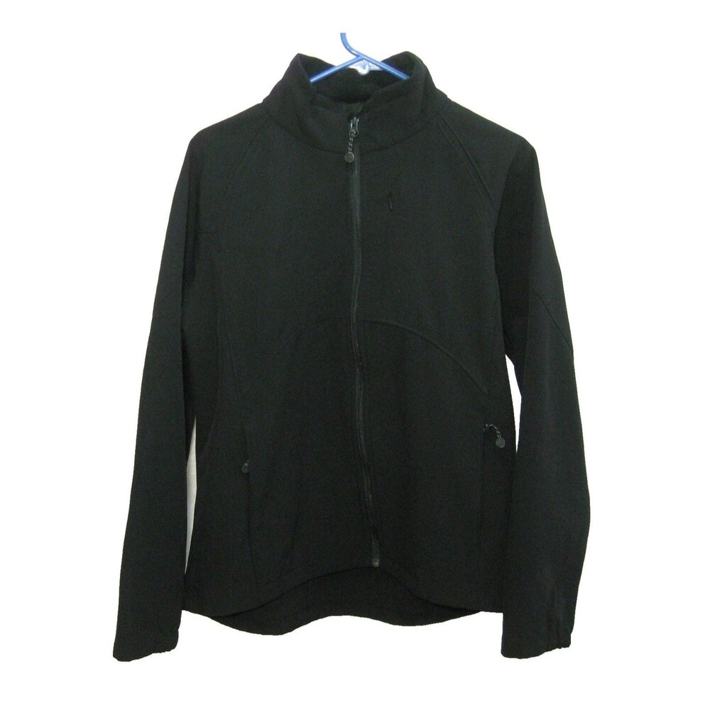 BLACK DIAMOND Women's (Size XL) Solid Black Softshell Jacket Winter Ski Coat